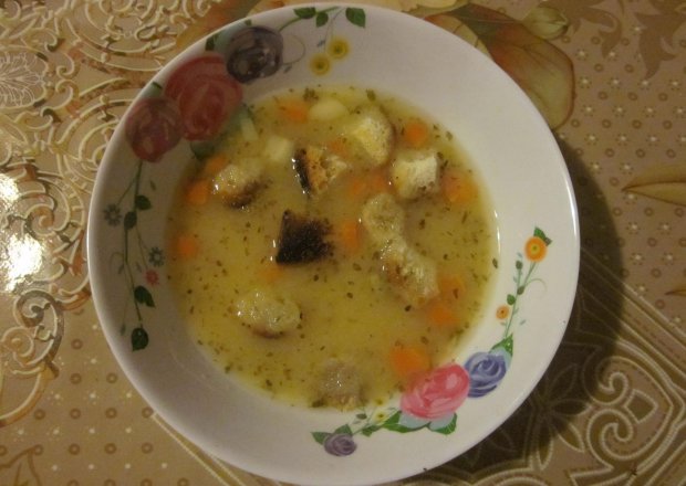 Fotografia przedstawiająca Zupa z białego grochu