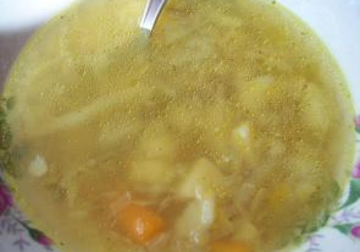 Zupa z białej kapusty foto