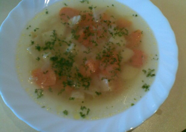 Fotografia przedstawiająca zupa z białej kapusty