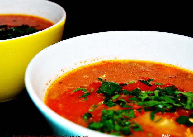 Fotografia przedstawiająca Zupa z boczniaków