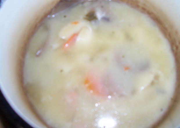 Fotografia przedstawiająca zupa z borowików