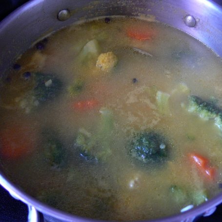 Krok 3 - Zupa z brokułami i piersią z kurczaka foto