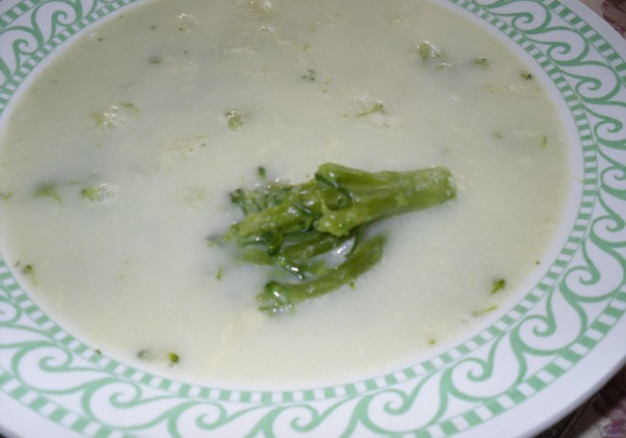 Zupa z brokułami foto