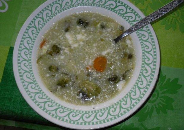 Fotografia przedstawiająca Zupa z brukselką