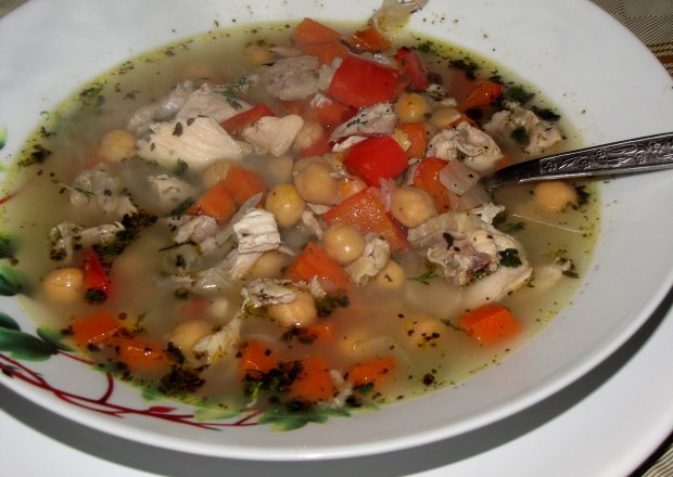 Fotografia przedstawiająca Zupa z cieciorką