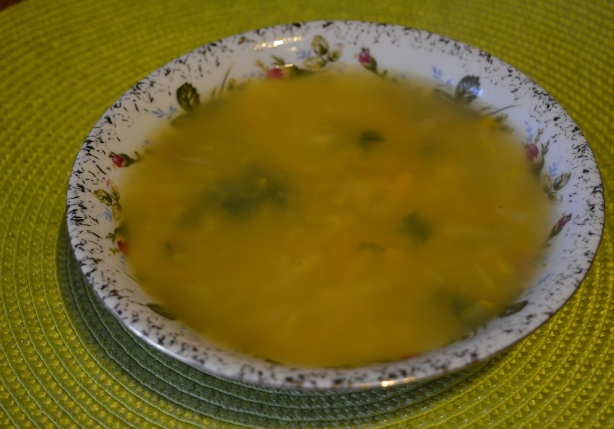 Zupa z cukinią i ziemniakami foto