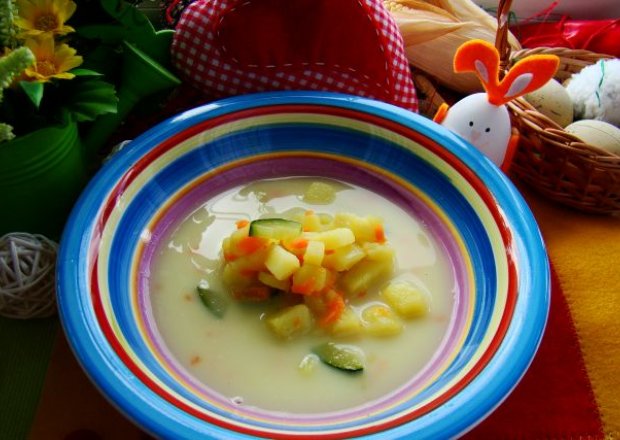 Fotografia przedstawiająca Zupa z cukinią