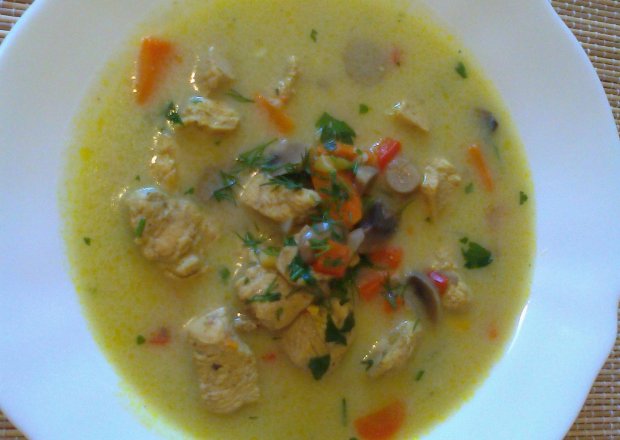 Fotografia przedstawiająca Zupa z curry