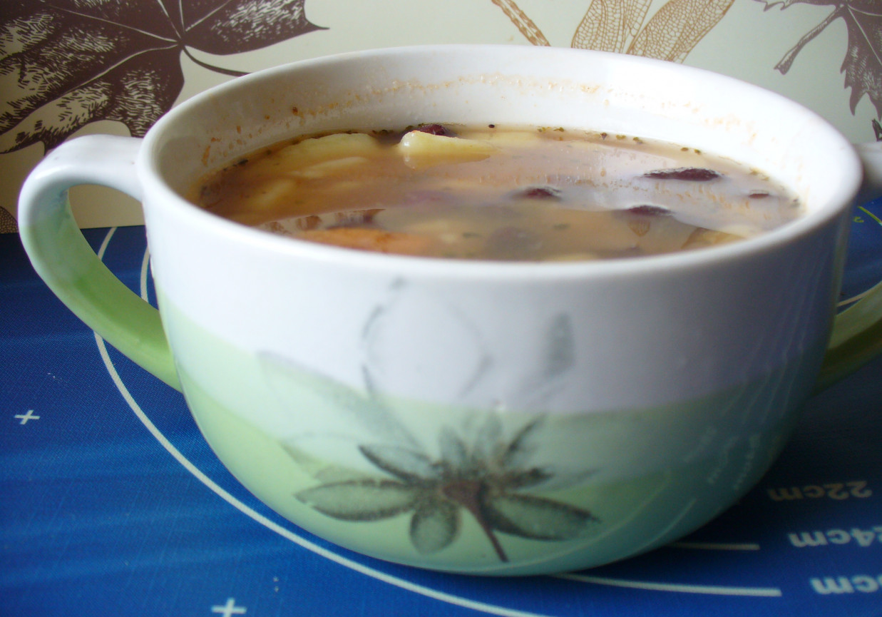 Zupa z czerwoną fasolą foto