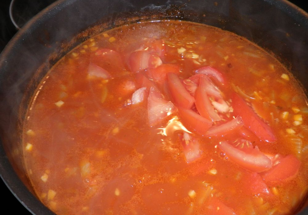 zupa z czerwonej soczewicy foto