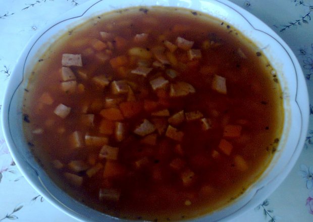 Fotografia przedstawiająca Zupa z dodatkiem fasoli
