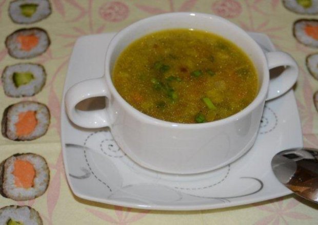 Fotografia przedstawiająca Zupa z duszonych porów