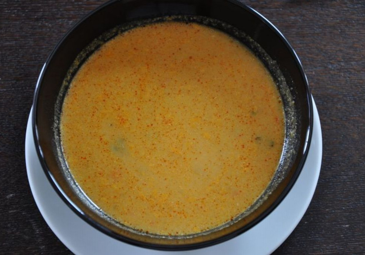 Zupa z dyni i papryki foto
