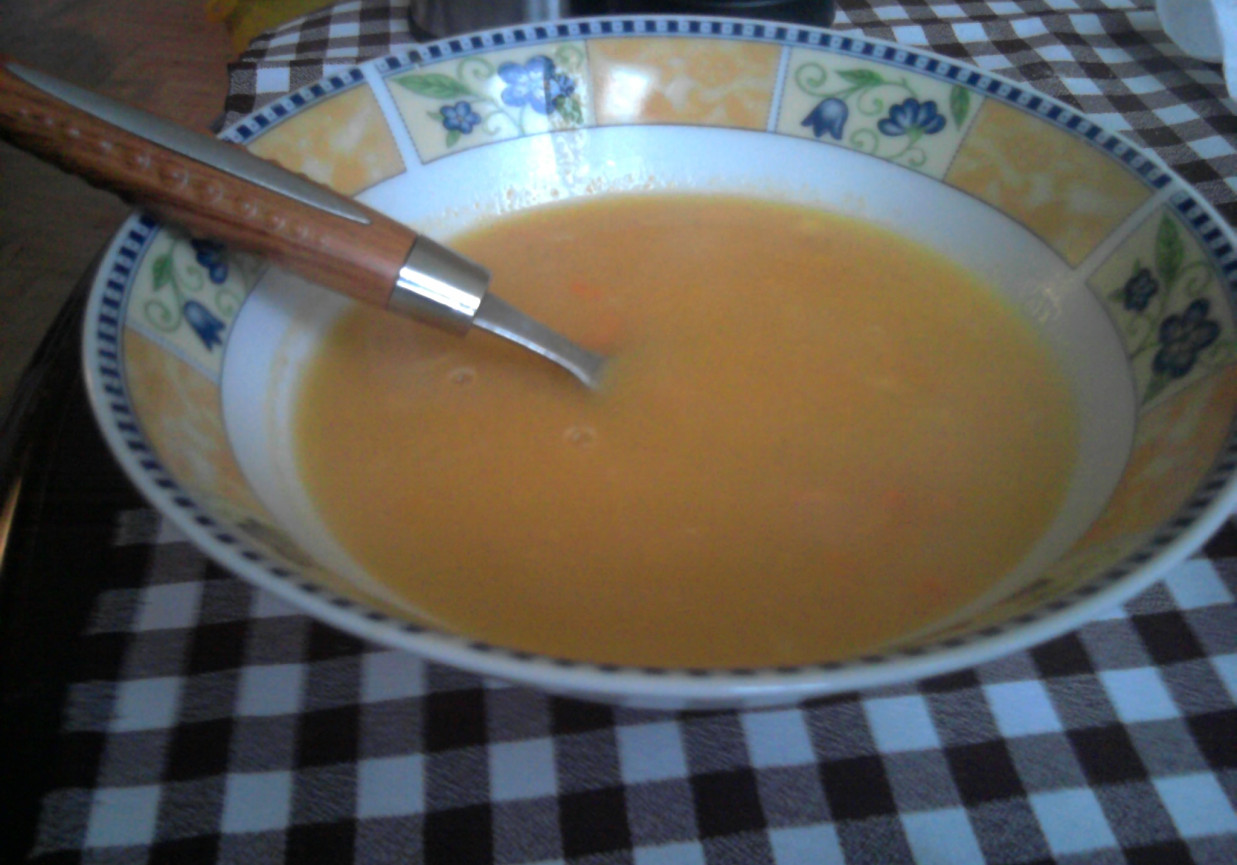 Zupa z dyni mrożonej foto