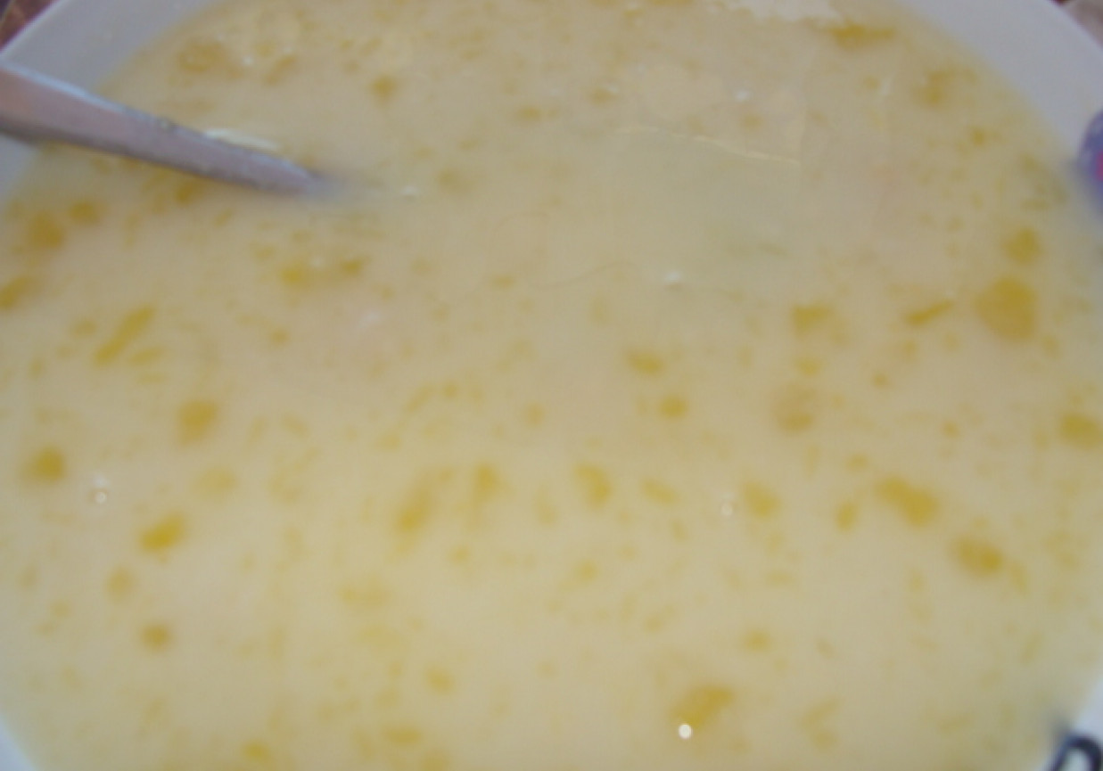 Zupa z dyni na mleku z zacierkami foto