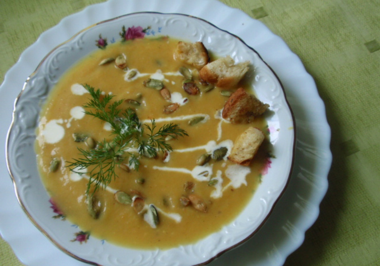 Zupa  z dyni według Gosi foto