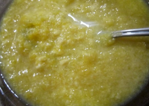 Fotografia przedstawiająca Zupa z dyni z lanym ciastem