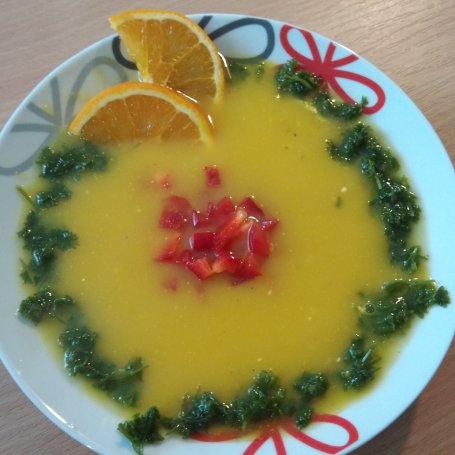 Krok 5 - Zupa z dyni z pomarańczą foto