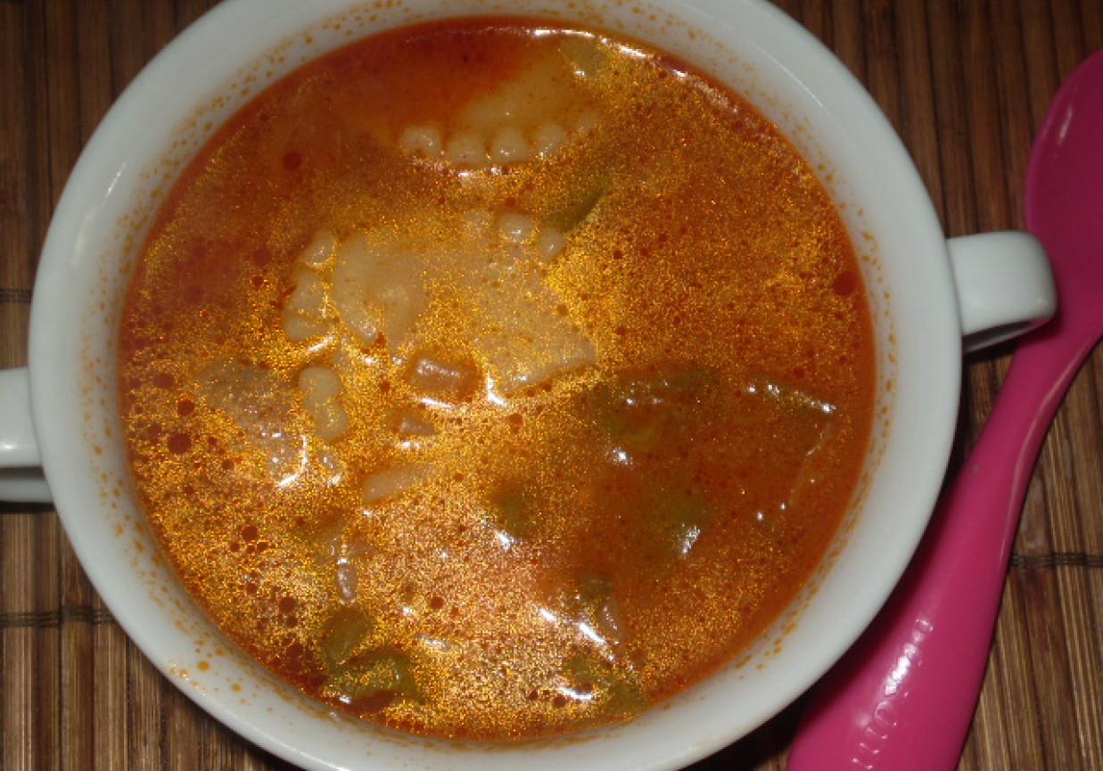 Zupa z falbankami foto