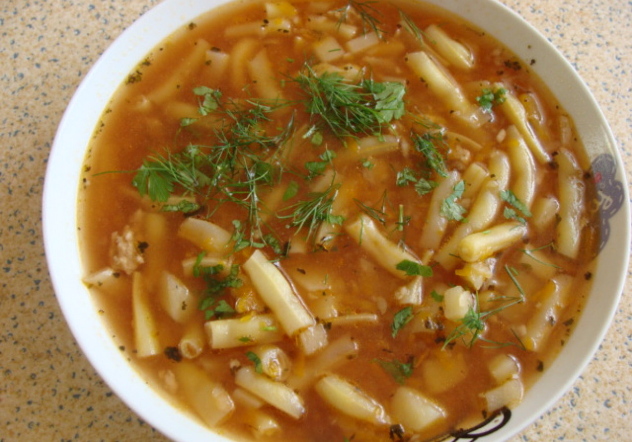 zupa z fasolka szparagową foto