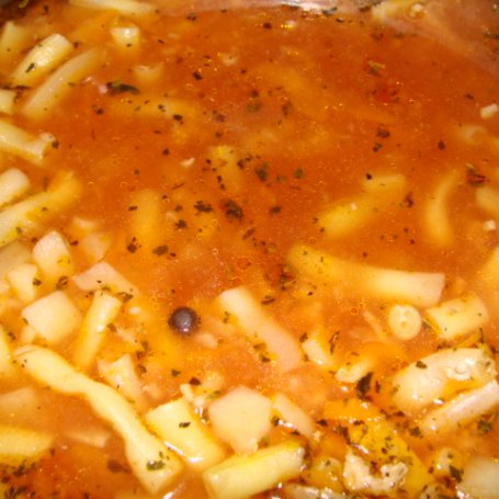 Krok 6 - zupa z fasolka szparagową foto