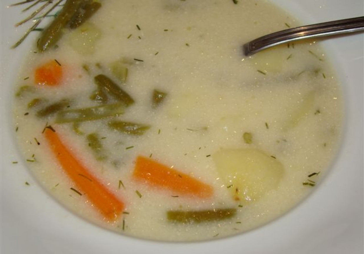 zupa z fasolką szparagową foto