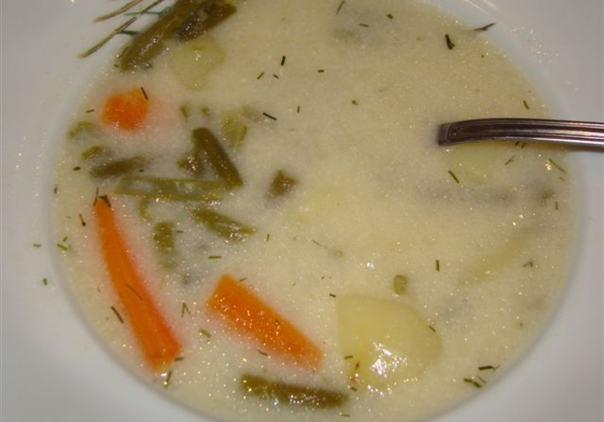 zupa z fasolką szparagową foto