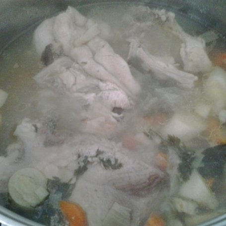 Krok 3 - zupa z fasolki masłowej foto