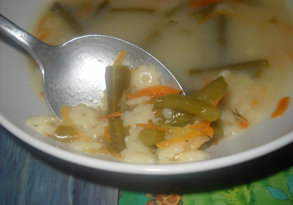 Zupa z fasolki szparagowej Justysi foto