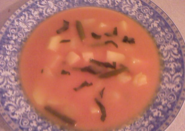 Fotografia przedstawiająca Zupa z fasolki szparagowej po Gospodarsku