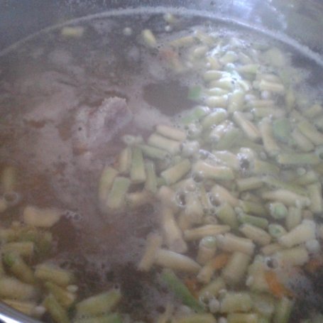 Krok 3 - Zupa z fasolki szparagowej foto