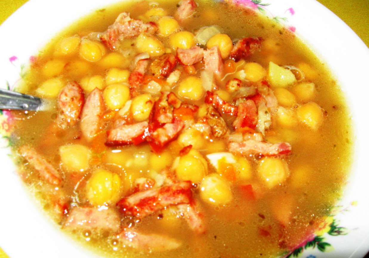 Zupa z grochu włoskiego na wędzonce DoradcaSmaku.pl