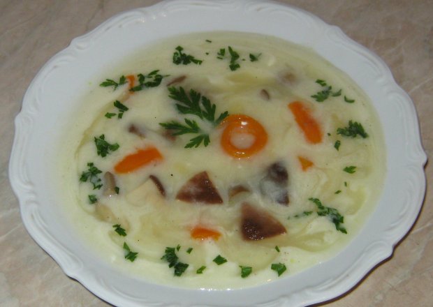 Fotografia przedstawiająca Zupa z grzybami