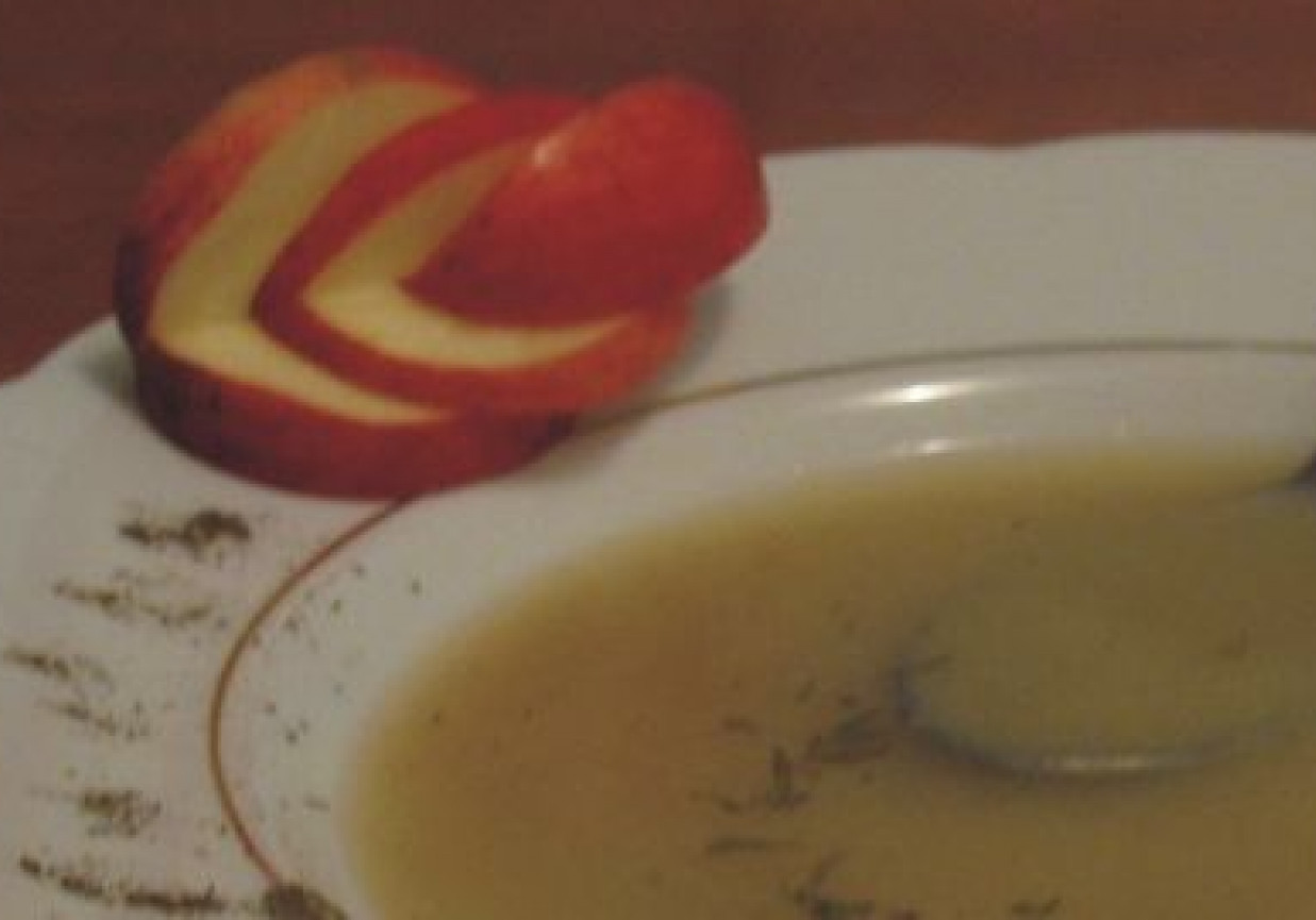 Zupa z jabłkiem foto