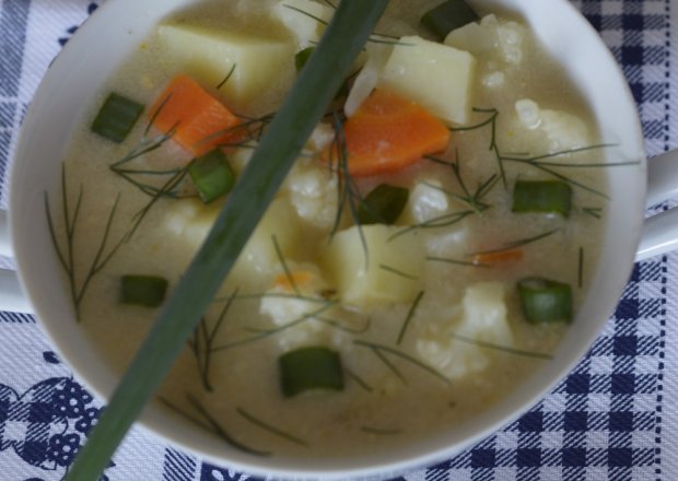 Fotografia przedstawiająca Zupa z kalafiora