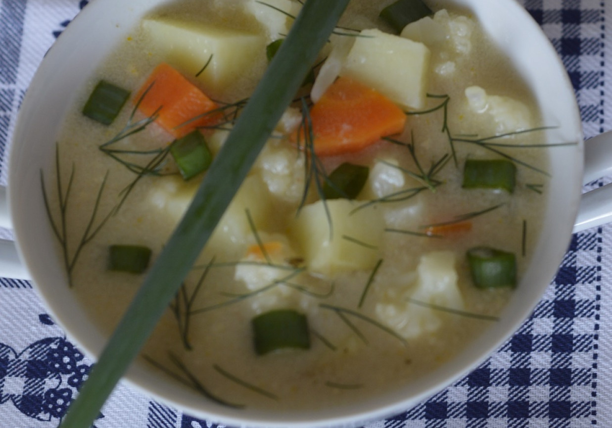 Zupa z kalafiora foto