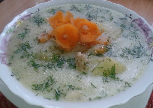 Fotografia przedstawiająca Zupa z kalarepki