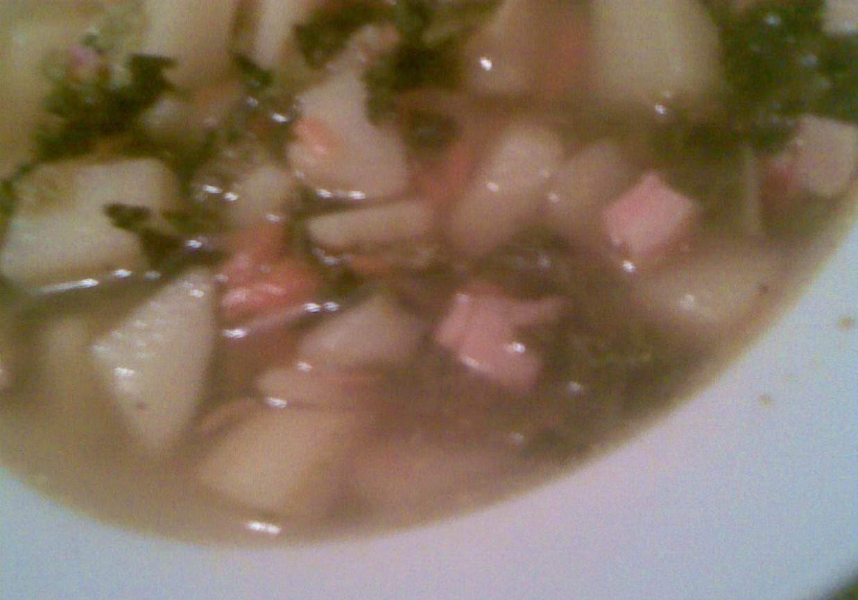 Zupa z kapustą włoską foto