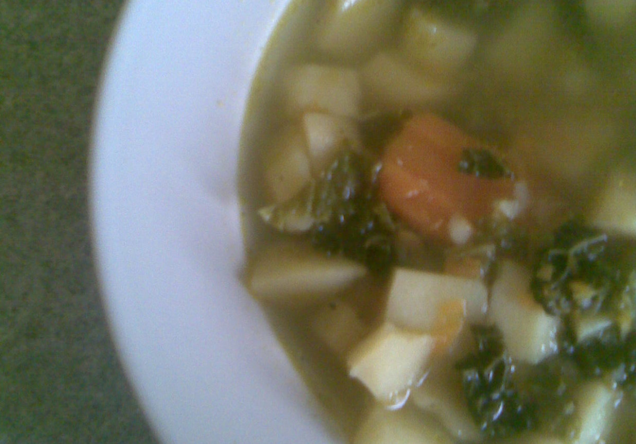 Zupa z kapusty włoskiej foto