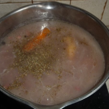 Krok 3 - Zupa z kasza jęcznienną i fasolką adzuki foto