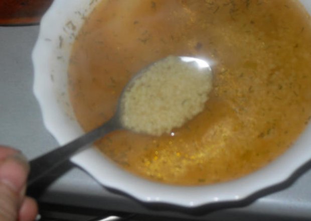 Fotografia przedstawiająca Zupa z kaszy jaglanej
