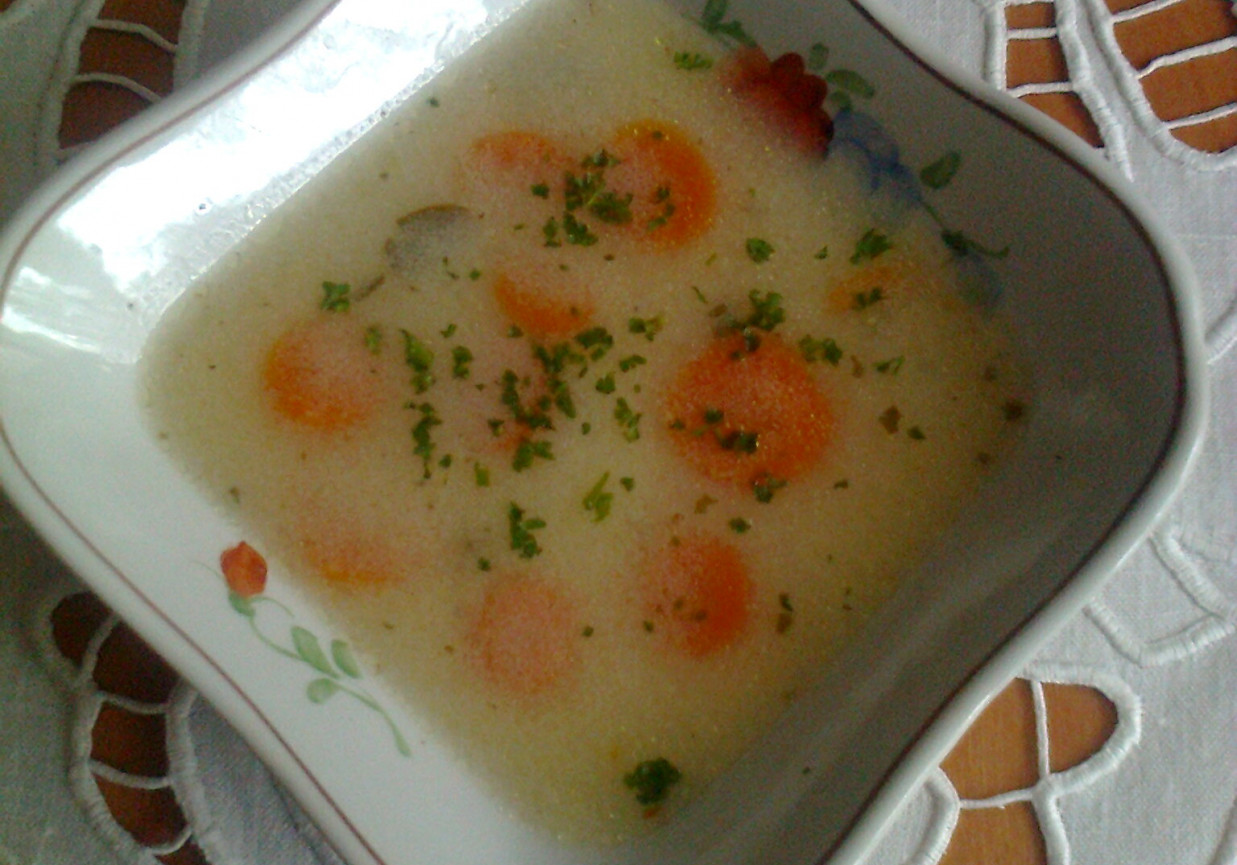 Zupa z kaszy manny foto