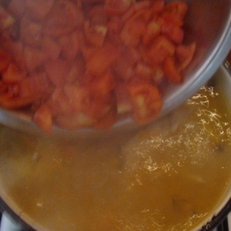 Krok 3 - Zupa z kawałkami pomidorów foto