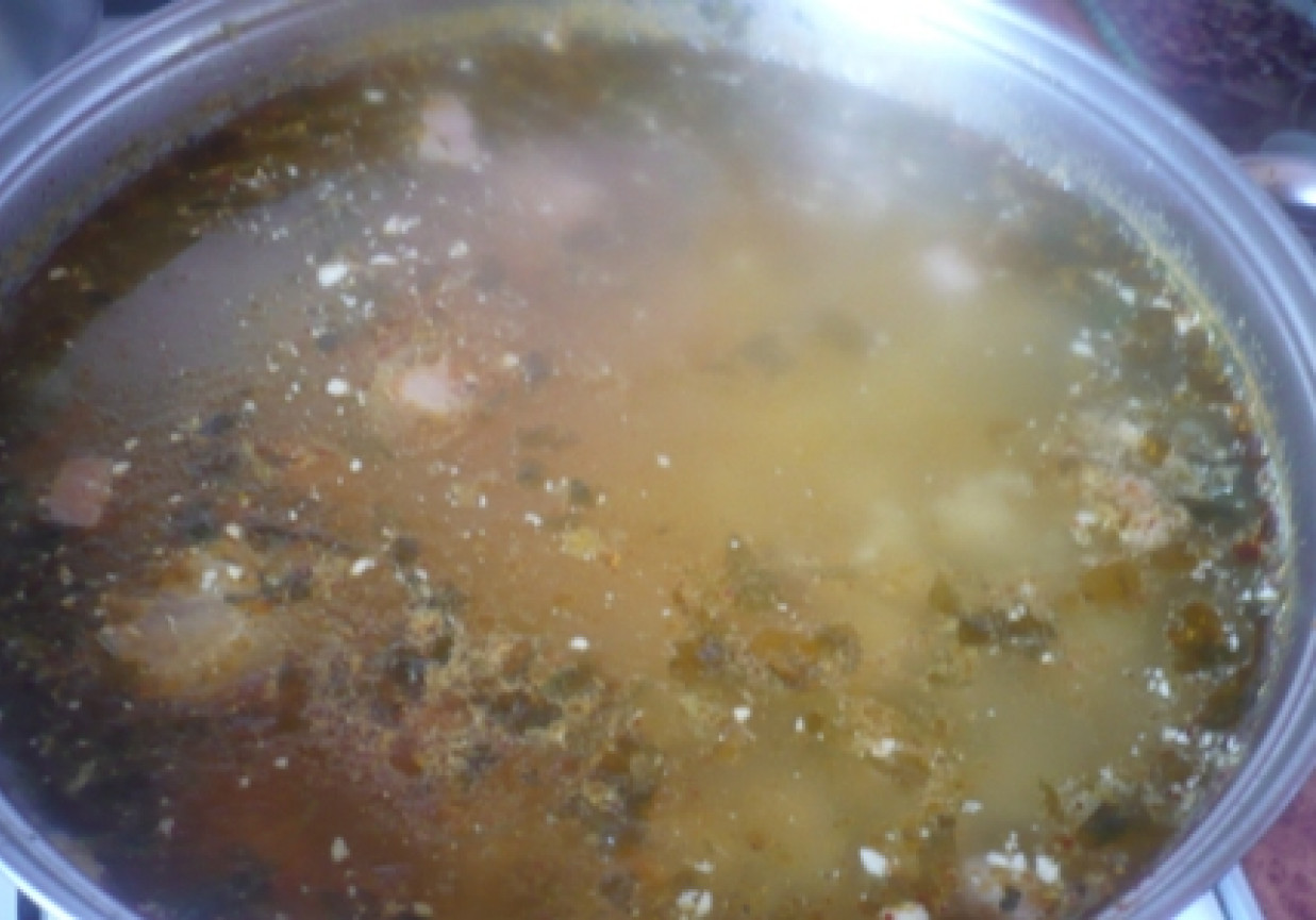 zupa z kiszonych ogórków foto