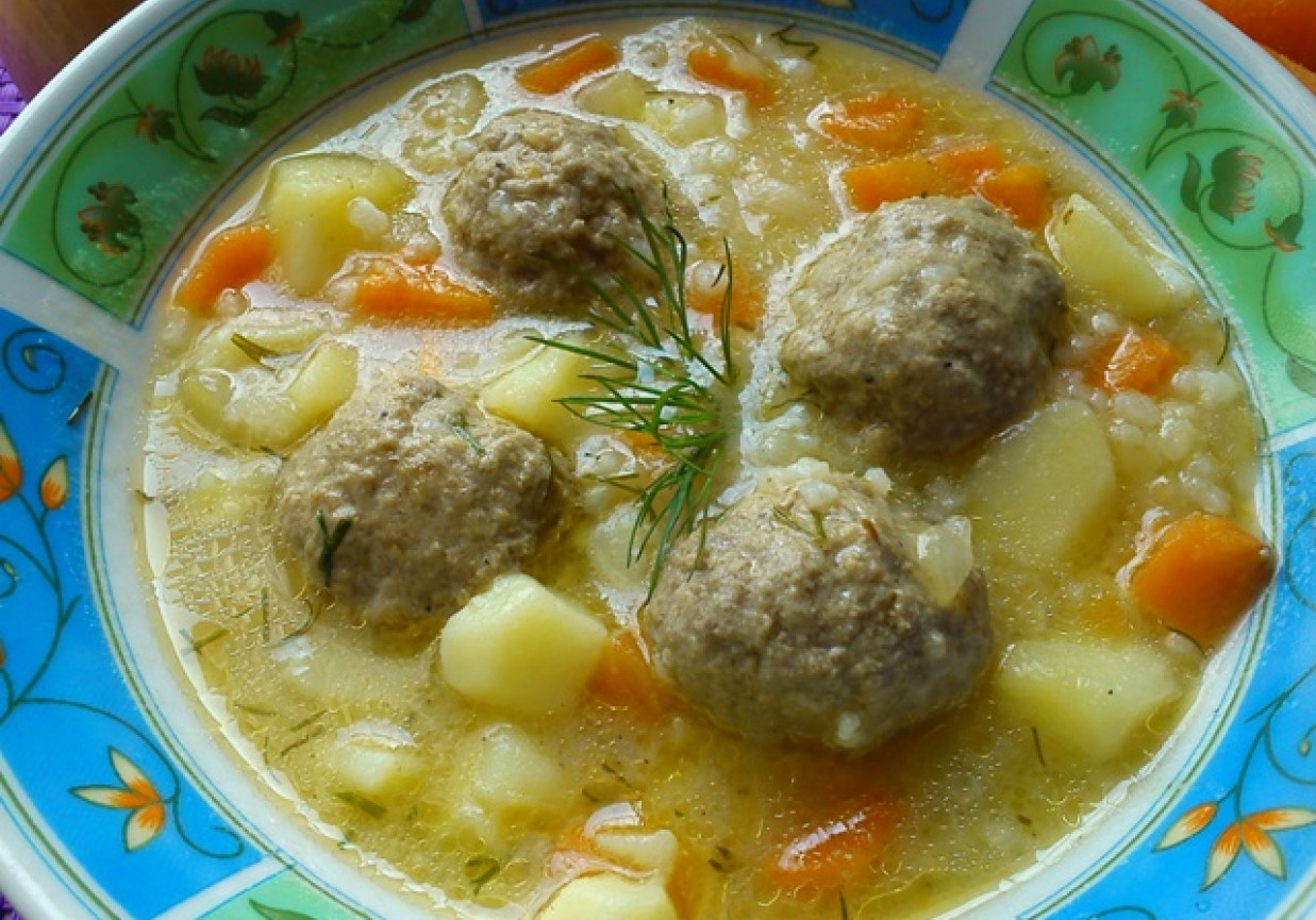 Zupa z klopsikami po Bułgarsku foto