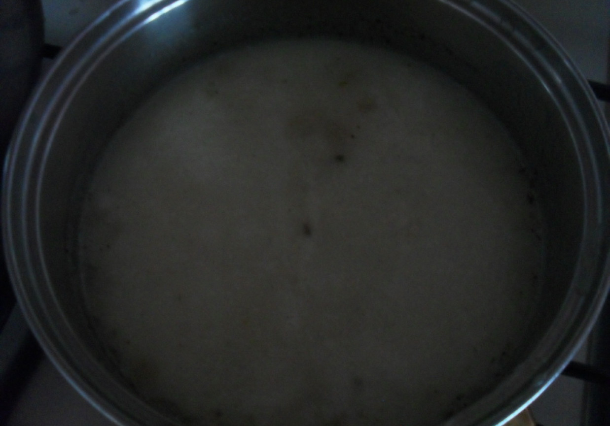 Zupa z kluskami tartymi foto