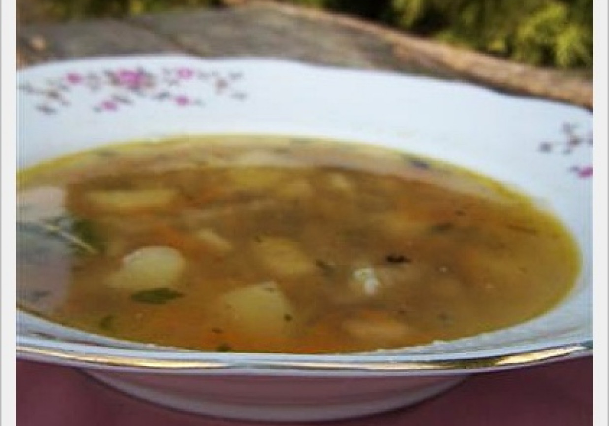 Zupa z konserwą rybną foto