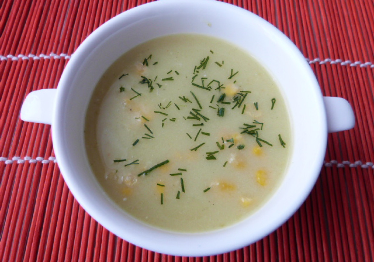 Zupa z kukurydzą foto