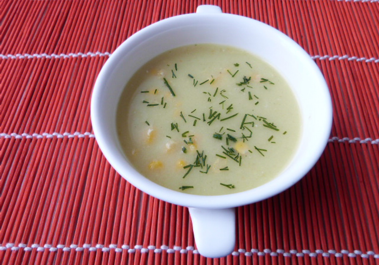 Zupa z kukurydzą foto