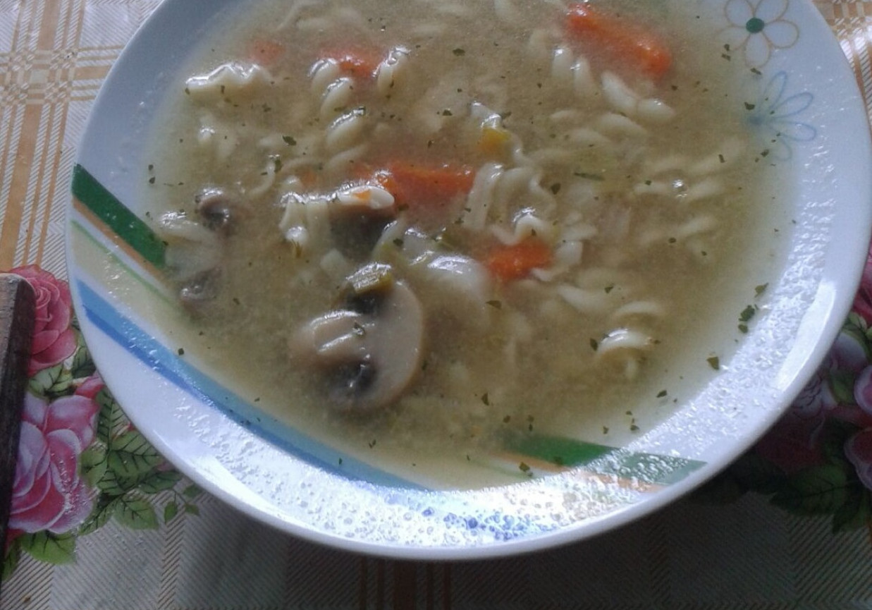 Zupa z marakonem i grzybami foto